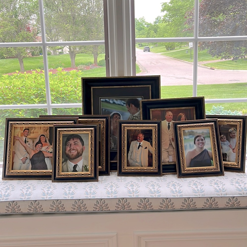 Picture frame gallery.